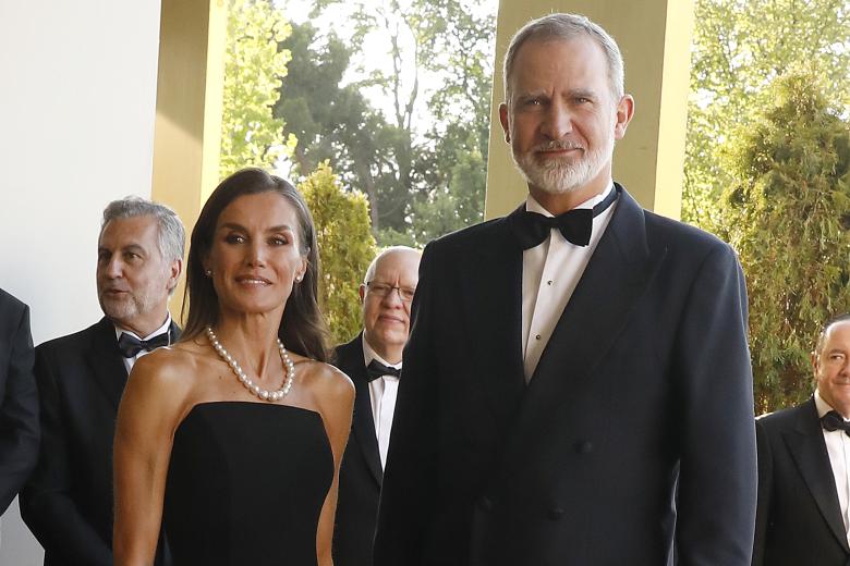 Spanish King Felipe VI and Queen Letizia attending the ABC Awards : Mariano de Cavia, Luca de Tena and Mingote 2024 in Madrid on Tuesday, 08 July 2024.