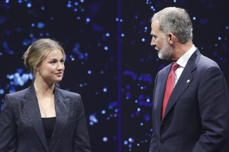 Spanish Princess Leonor de Borbon attending Princess of Girona awards 2025 in Girona on Wednesday, 23 July 2025.