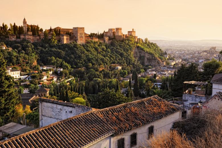 vista de la alhambra de Granada