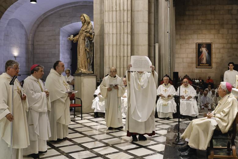 Ordenación de Daniel Palau como nuevo obispo de Lérida