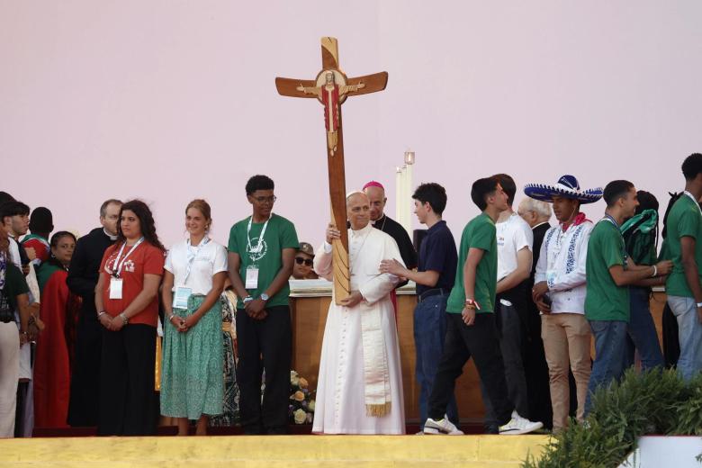 El Papa ha afrontado el acto más multitudinario de su aún breve pontificado: el Jubileo de los Jóvenes, con la presencia de muchos miles de ellos llegados a la capital italiana desde todo el mundo en ocasión de este Año Santo.