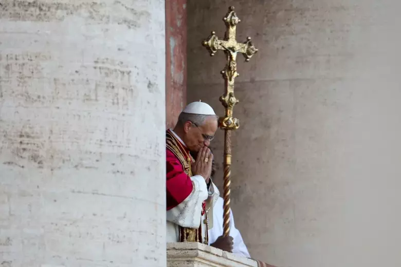 El primer saludo del Papa León XIV
