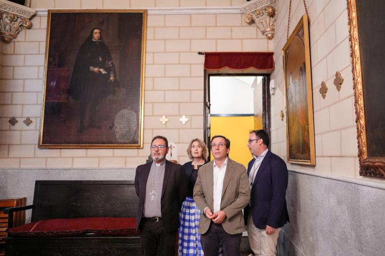 Vistazo del interior de la capilla de la Cuadra de San Isidro