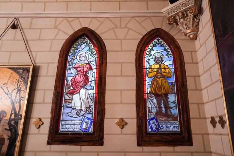 Vistazo del interior de la capilla de la Cuadra de San Isidro