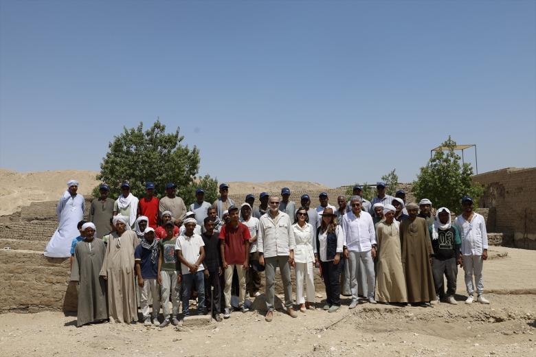 Los Reyes Felipe VI y Letizia durante un recorrido por las misiones arqueológicas españolas, a 19 de septiembre de 2025, en El Cario (Egipto). Los Reyes han realizado su primer viaje de Estado a la República Árabe de Egipto del 16 al 19 de septiembre, que sirve para poner de relieve y reforzar los lazos y las relaciones bilaterales entre ambos países.

Casa Real
19 SEPTIEMBRE 2025;REYES;EGIPTO
19/9/2025