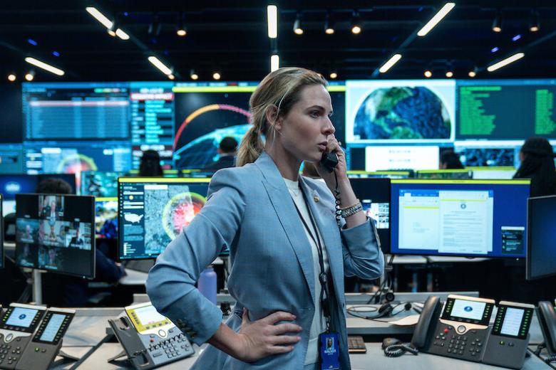 Rebecca Ferguson, en Una casa llena de dinamita