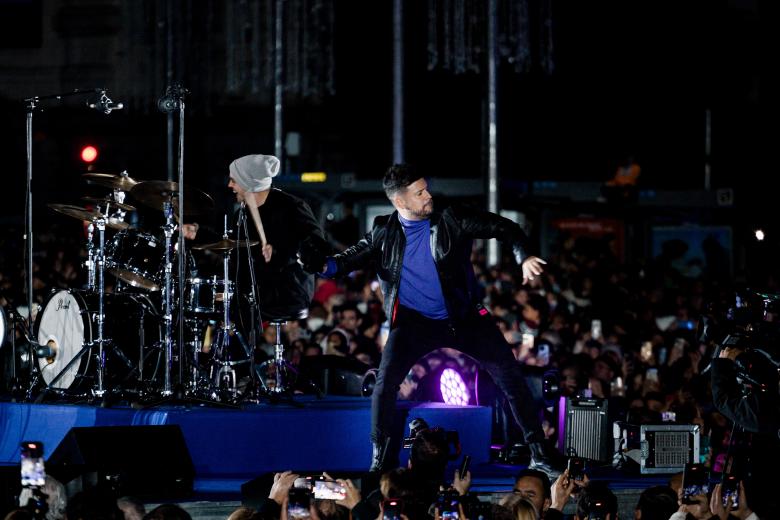 Acto del encendido navideño de Madrid 2025