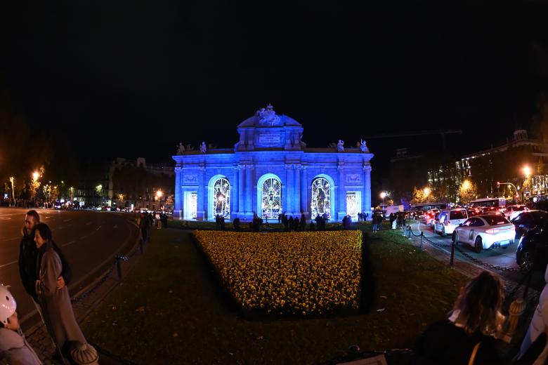 Acto del encendido navideño de Madrid 2025