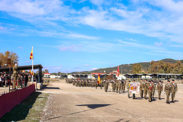 La celebracíón de la patrona de Infantería en la base de Cerro Muriano, en imágenes