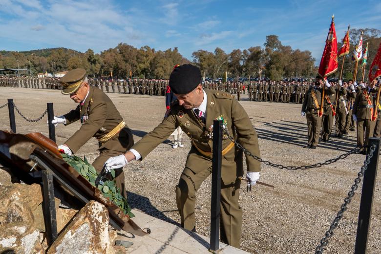 La celebracíón de la patrona de Infantería en la base de Cerro Muriano, en imágenes