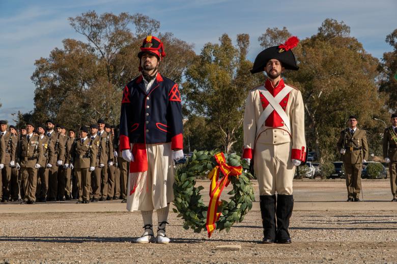 La celebracíón de la patrona de Infantería en la base de Cerro Muriano, en imágenes