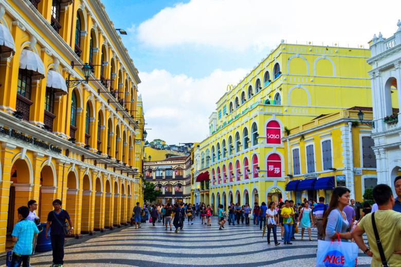 Plaza del Senado: el corazón portugués de Macao