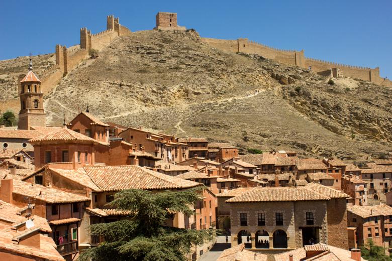 Alcázar y murallas de Albarracín (Teruel)