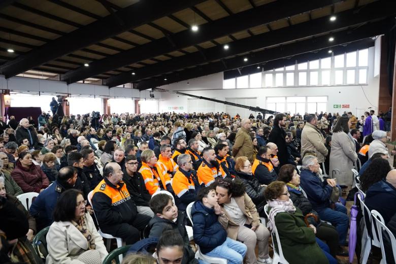 La misa funeral en Adamuz por las víctimas del accidente ferroviario, en imágenes