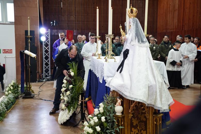 La misa funeral en Adamuz por las víctimas del accidente ferroviario, en imágenes