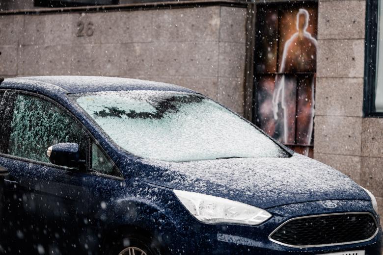 Imágenes de la nevada que ha cubierto de blanco la región