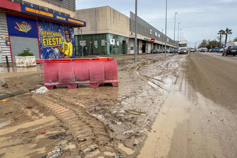 BORRASCA KRISTIN LLUVIA CORDOBA POLIGONO LA TORRECILLA