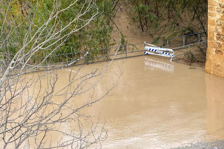KRISTIN A SU PASO POR CORDOBA BORRASCA LLUVIA CORDOBA CALLES
