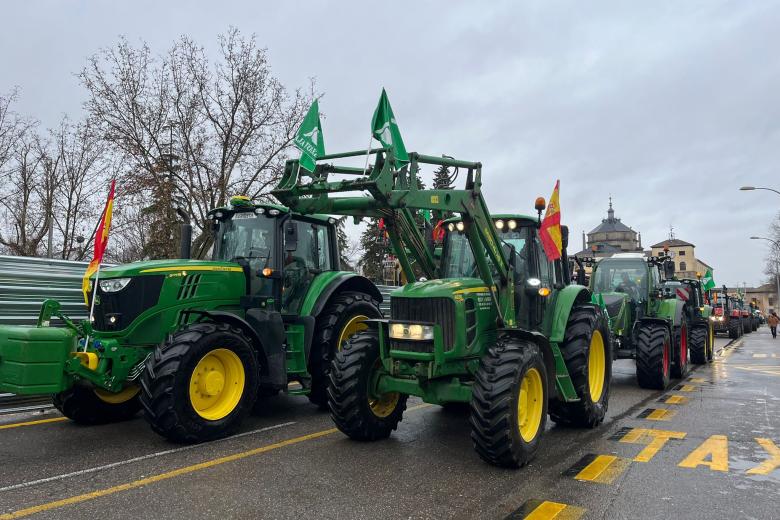 Manifestación Agricultores y Ganaderos Castilla-La Mancha, Toledo