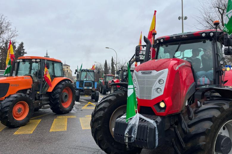 Manifestación Agricultores y Ganaderos Castilla-La Mancha, Toledo