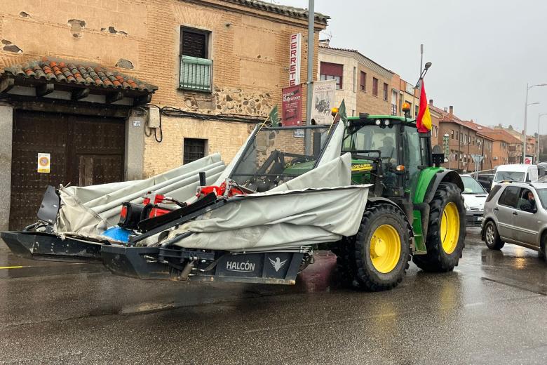 Manifestación Agricultores y Ganaderos Castilla-La Mancha, Toledo