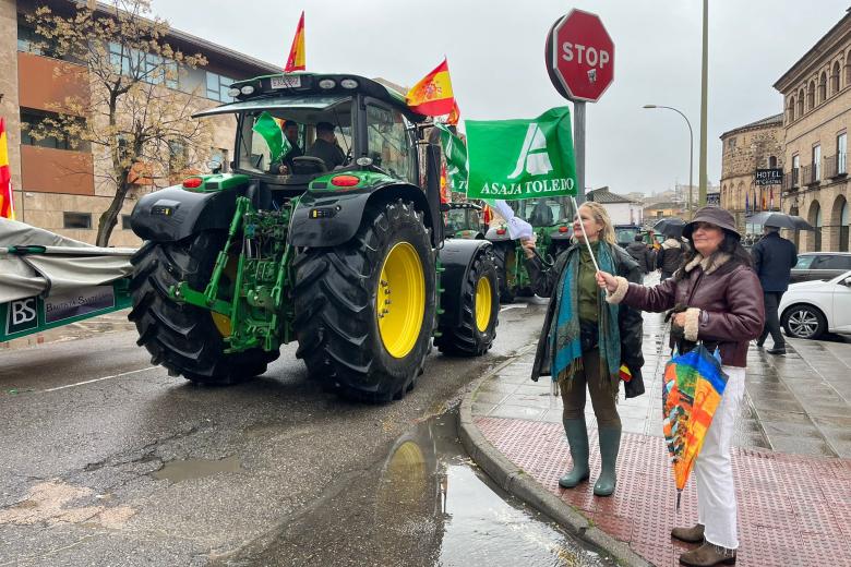 Manifestación Agricultores y Ganaderos Castilla-La Mancha, Toledo