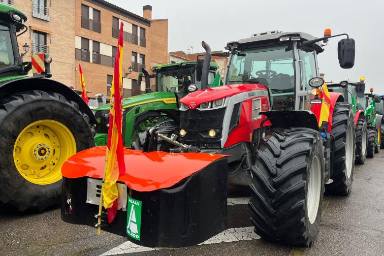Manifestación Agricultores y Ganaderos Castilla-La Mancha, Toledo