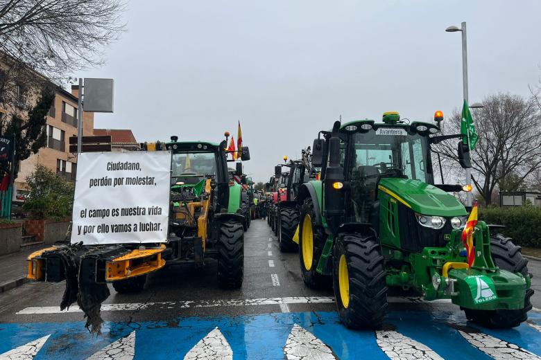 Manifestación Agricultores y Ganaderos Castilla-La Mancha, Toledo