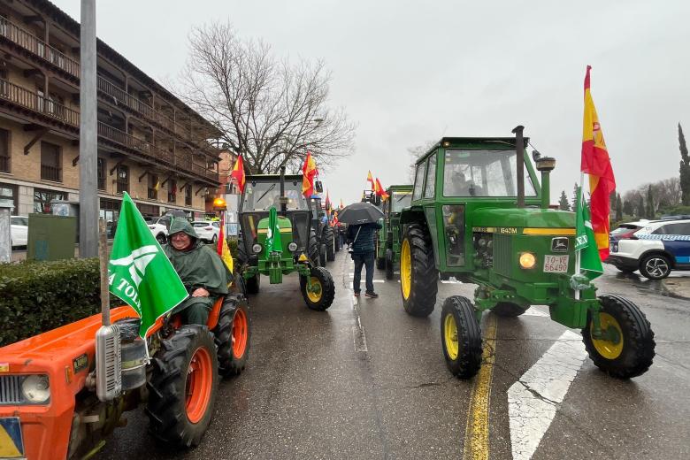Manifestación Agricultores y Ganaderos Castilla-La Mancha, Toledo