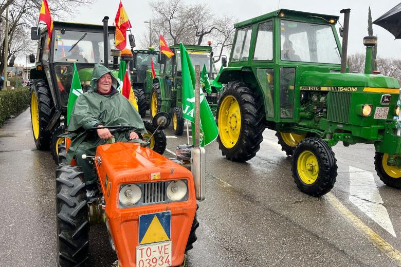 Manifestación Agricultores y Ganaderos Castilla-La Mancha, Toledo