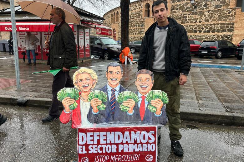 Manifestación Agricultores y Ganaderos Castilla-La Mancha, Toledo