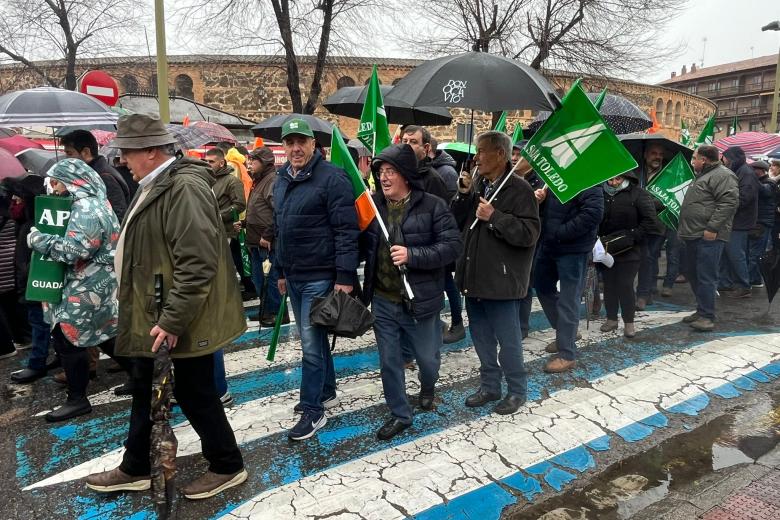 Manifestación Agricultores y Ganaderos Castilla-La Mancha, Toledo