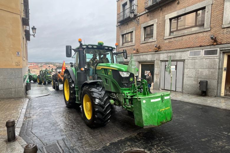 Manifestación Agricultores y Ganaderos Castilla-La Mancha, Toledo