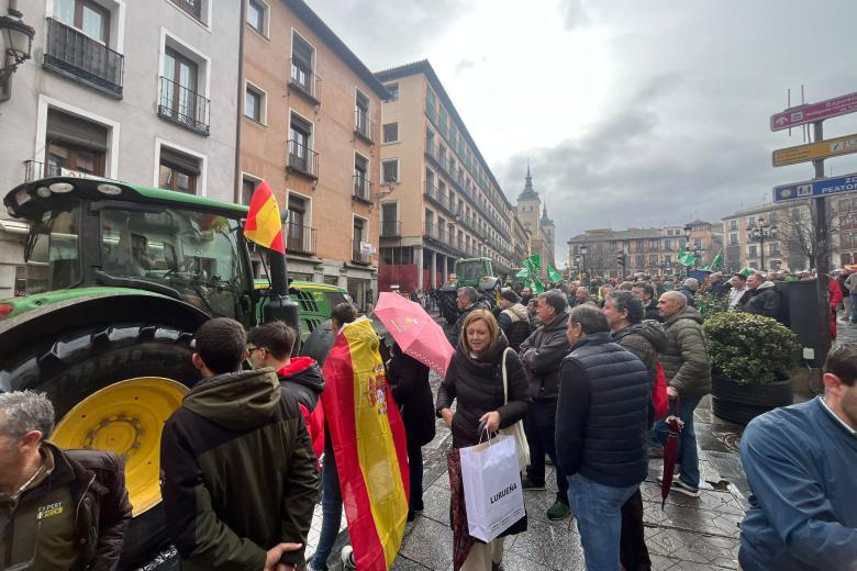 Manifestación Agricultores y Ganaderos Castilla-La Mancha, Toledo