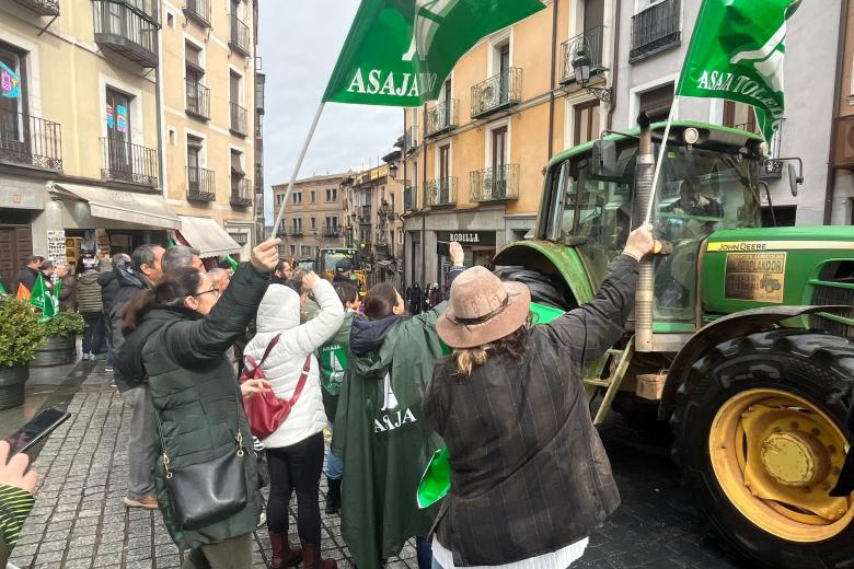 Manifestación Agricultores y Ganaderos Castilla-La Mancha, Toledo