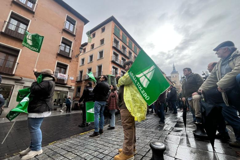 Manifestación Agricultores y Ganaderos Castilla-La Mancha, Toledo