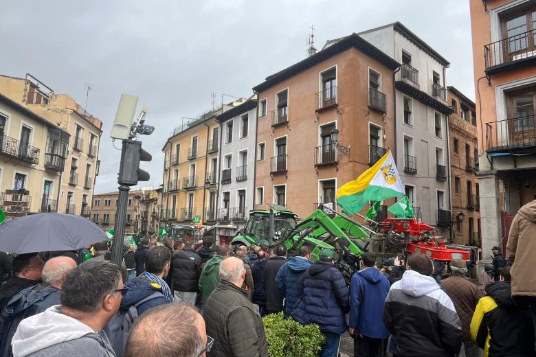 Manifestación Agricultores y Ganaderos Castilla-La Mancha, Toledo