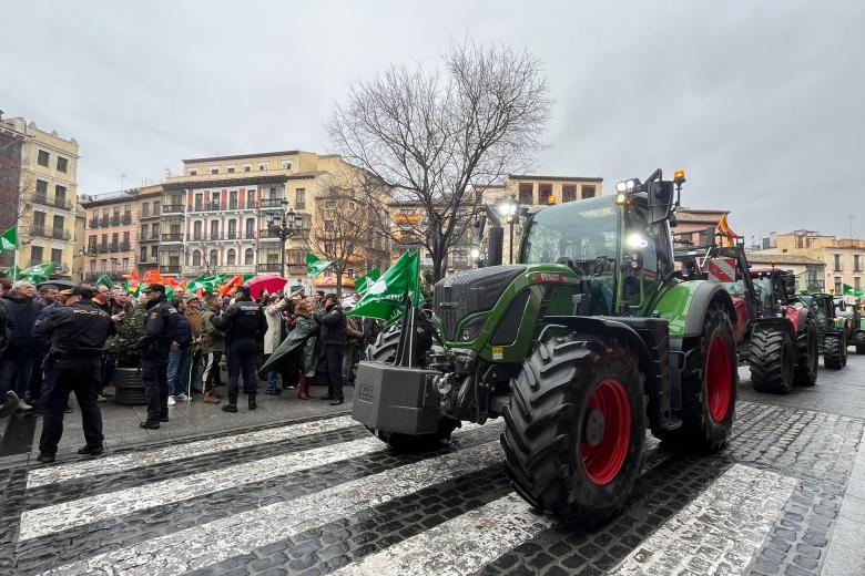 Manifestación Agricultores y Ganaderos Castilla-La Mancha, Toledo