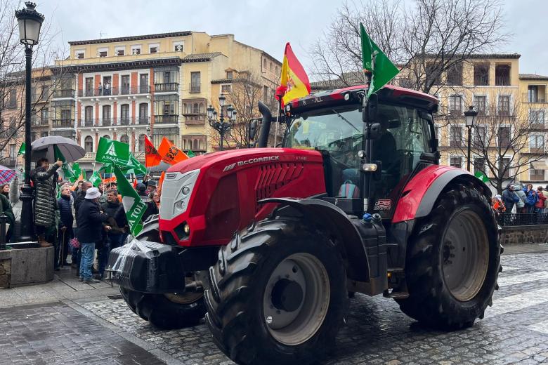 Manifestación Agricultores y Ganaderos Castilla-La Mancha, Toledo