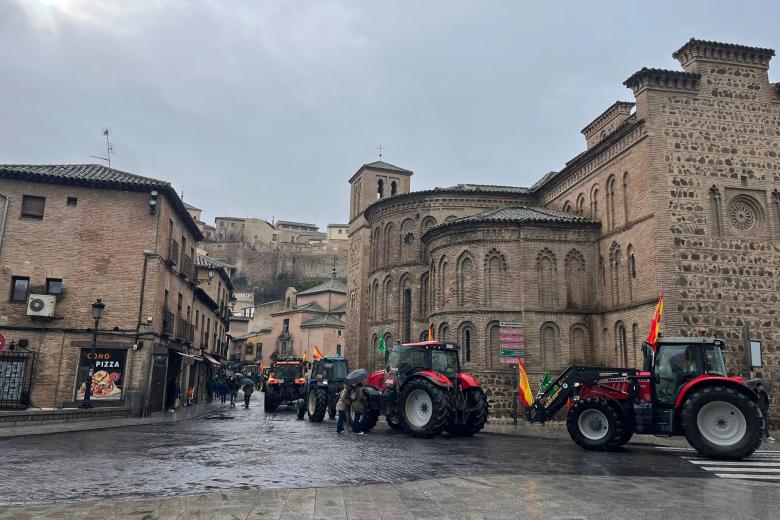 Manifestación Agricultores y Ganaderos Castilla-La Mancha, Toledo