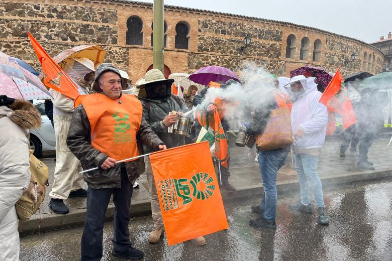 Manifestación Agricultores y Ganaderos Toledo