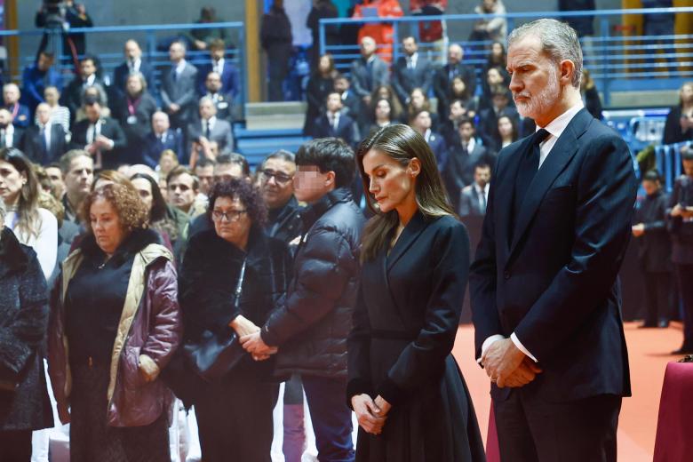 Los Reyes, en el funeral en Huelva