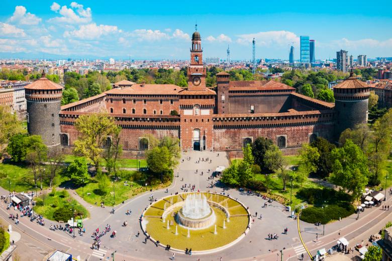 El Castillo Sforzesco y el Parque Sempione