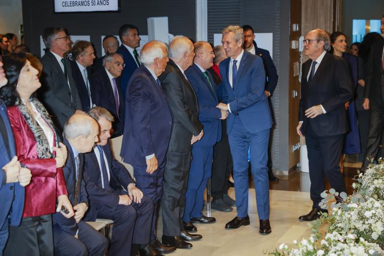 Jose Montilla, Artur Mas and Josep Borrell and Angel Gabilondo attending  50 anniversary of Club Siglo XXI in Madrid on Thursday, 5 February 2026.