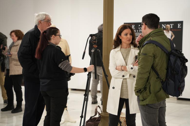 Pie: El escultor cordobés José Manuel Belmonte presenta en el Teatro Cómico Principal la exposición Fondo y forma, una retrospectiva que repasa más de 40 años de trayectoria artística