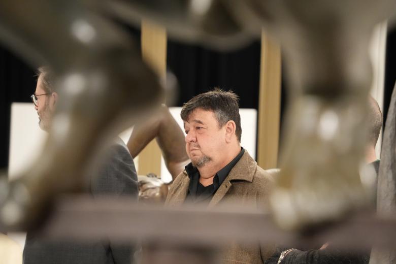 Pie: El escultor cordobés José Manuel Belmonte presenta en el Teatro Cómico Principal la exposición Fondo y forma, una retrospectiva que repasa más de 40 años de trayectoria artística