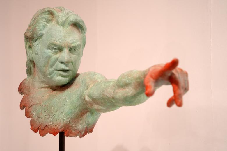 Pie: El escultor cordobés José Manuel Belmonte presenta en el Teatro Cómico Principal la exposición Fondo y forma, una retrospectiva que repasa más de 40 años de trayectoria artística