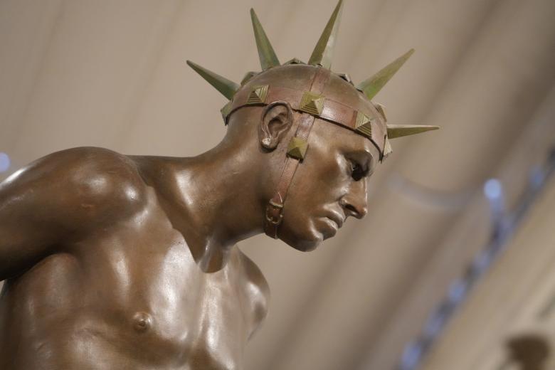 Pie: El escultor cordobés José Manuel Belmonte presenta en el Teatro Cómico Principal la exposición Fondo y forma, una retrospectiva que repasa más de 40 años de trayectoria artística