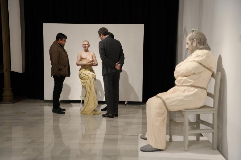 Pie: El escultor cordobés José Manuel Belmonte presenta en el Teatro Cómico Principal la exposición Fondo y forma, una retrospectiva que repasa más de 40 años de trayectoria artística