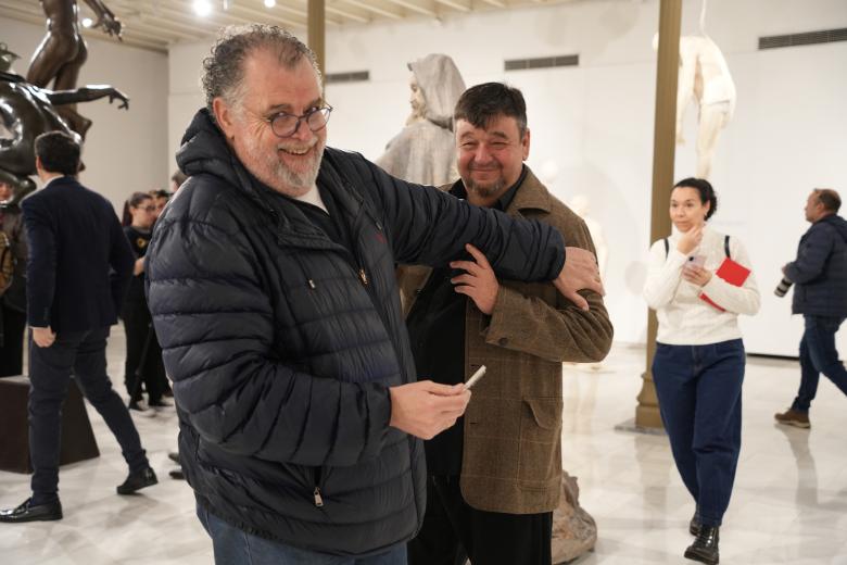 Pie: El escultor cordobés José Manuel Belmonte presenta en el Teatro Cómico Principal la exposición Fondo y forma, una retrospectiva que repasa más de 40 años de trayectoria artística